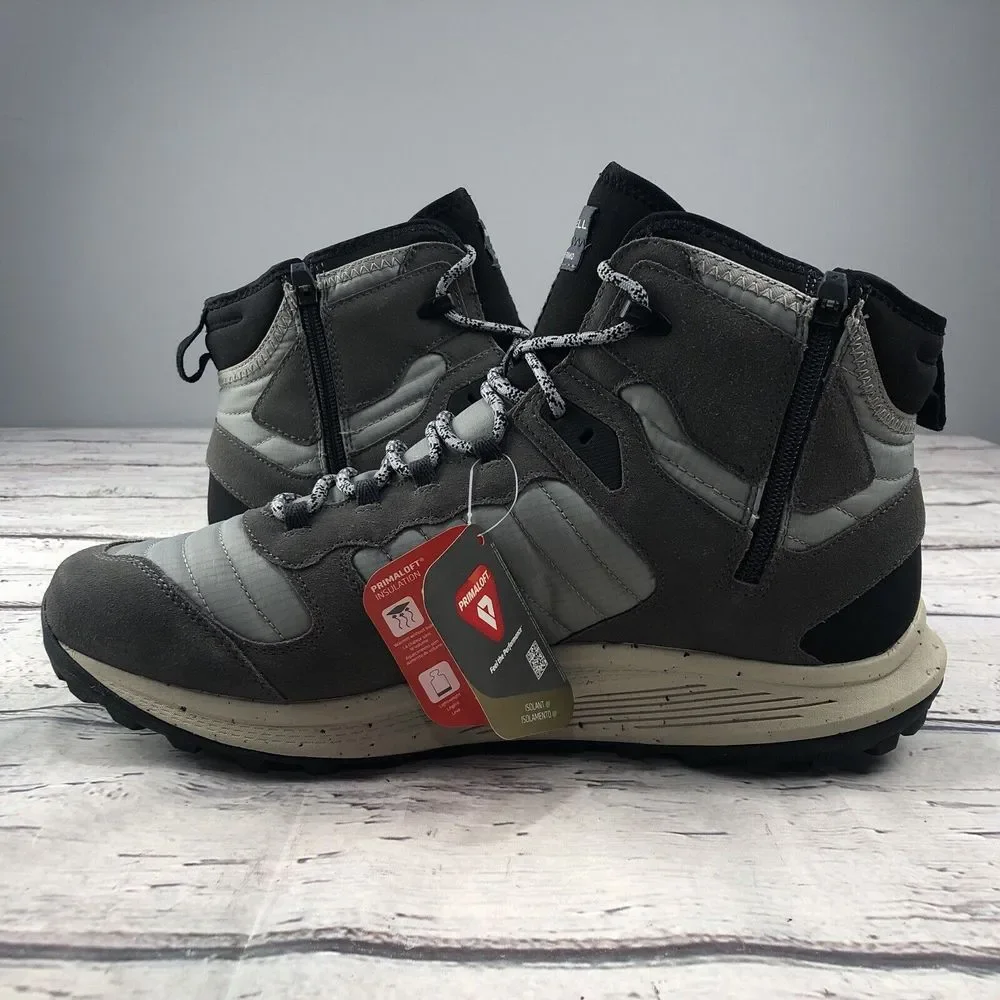 Merrell Men's Nova 3 Thermo Mid WP‎ US 15 M Grey Suede & Nylon Hiking Boots New